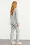 Long Sleeve Viscose Pajama Set - Gray - 6
