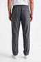 Men's Jogger Striped Trousers with Zipper and Button Back Pockets Regular Fit - 4