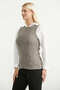 Woolen Round Neck Knit Sweater - Brown - 4