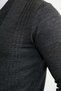V-Neck Wool Knit Sweater - Anthracite - 4