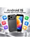 MB17 Mini Smartphone, 4-Inch Display, Android 15, Face Unlock, Dual SIM, 4GB RAM, 64GB Storage, 8MP Rear & 5MP Front Camera, 2000mAh Battery, Compact Design (Grey) - 3