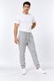 Men's Gray Ribbed Cuffed Regular Baggy Winter Sweatpants - 7