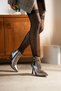Holly Fume Patent Leather 10 cm Heel with Buckle Detail Boots Botti̇e - 3