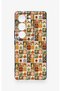 Vivo V29 Compatible Autumn Themed Patchwork Patterned Silicone Case - 2