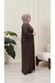 Women's Plus Size Brush Pattern Dress - 4