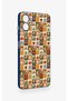 Samsung A06 Compatible Autumn Themed Patchwork Patterned Silicone Case - 3