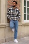 Men's Oversize Checkered Lumberjack Blue Shirt - 6