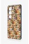 Vivo V29 Compatible Autumn Themed Patchwork Patterned Silicone Case - 4