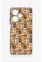 Infinix Hot 30 Compatible Autumn Themed Patchwork Patterned Silicone Case - 2