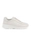 Men's Sneaker L10.2274 Ecru Genuine Antique Leather Laceless Wide Flexible Elastic Practical Slip-On H - 2