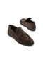 Veraloaf Women's Brown Suede Loafer Shoes - Casual, Comfortable and Stylish Masculine Style Women's Flats - 5