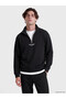 Esvab • Modern & Distinctive Stand Collar Printed Men's Thick Sweatshirt