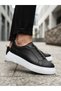 Ba0581 Men's Sneaker Daily Casual Sports Shoes Black White Sole - 7