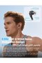 C30 Adaptive Hybrid Active Noise Cancelling Wireless Earbuds, BT 6.0 Headphones with LDAC Hi-Res Audio, 6-Mic Windproof ENC Bluetooth Earphones for Clear Call, 52H, IP54 (Black) - 4