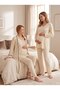 New Season Winter Polka Dot Breastfeeding Compatible Design Long Sleeve 100% Cotton Maternity Pajama Set - 7