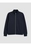 Sparkling Choices from Shining Store Upright Roba Collar Men's Zipper Sweatshirt