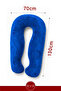 Pregnant and Breastfeeding Pillow Blue - 6