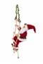 Led Lighted Ladder Santa Claus Hanging Decoration 80 cm Christmas Showcase Door Ornament - 4