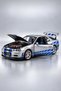 Nissan Skyline Gt-R R34 1:24 Scale Metal Toy Car 22cm Sport Model with Openable Doors, Hood and Trunk - 3