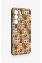 Vivo V30 Lite Compatible Autumn Themed Patchwork Patterned Silicone Case - 3