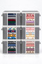 6-Piece Windowed Zippered Sweater and Quilt Storage Set – Gray, 45 × 40 × 30 cm - 5