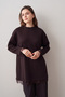 Soft Textured Scalloped Sweat - 3