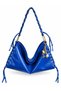 Women's Shoulder Bag with Pearl Star Accessories and Knitted Handle Strap, Soft Textured and Casual Hobo Bag (Width 40 cm Length 23 cm) - 3