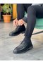Black Floater Genuine Leather Daily Use Men's Shoes Mrg244 - 2