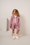 Baby Girl & Kids Leather Jacket Shorts Skirt 3-Piece Set - 3