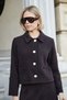Women's Autumn-Winter Soft Textured Angora Fabric Flato Pocketed Long Sleeve Jacket-Coffee - 7
