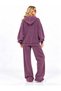Women's Steel Knitted Hooded Sweater with Kangaroo Pocket - 4