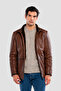 Men's Genuine Leather Brown Leather Coat