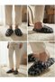 Leopard Patterned Plush Women's Winter Home Slippers.Women's Winter Home and Guest Slippers - 2