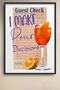 I Make Pour Decisions Bill of Lading Print Framed Painting Cocktail Poster Bar Kitchen Decor Kok23 - 2