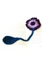 Bookmark with purple flower - 3