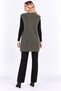 Women's V-Neck 4-Button Pocket Detailed Shardonlu Furry Long Knitwear Vest - 7