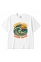 Cosmic Wave Surf Club Retro Space Surfer Graphic T-Shirt