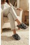 Leopard Patterned Plush Women's Winter Home Slippers.Women's Winter Home and Guest Slippers - 5