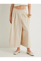 Skirt Trousers Asymmetrical Pleated Detail Comfortable Fit - 3