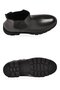 Black Genuine Leather Men's Classic Chelsea Boots with Side Elastic and Non-Slip Sole 287 - 5