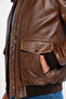 Men's Genuine Leather Nuts Leather Coats - 4