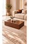 Modern Rectangular MDF Wood-Look Coffee Table