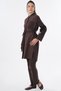 Stone Detailed Tunic Brown 81026 - 6