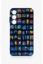 Samsung A55 Compatible Night City Stories Patterned Silicone Case - 2