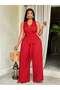 Long jumpsuit, red