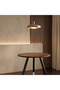 Modern Design Round Dining Table with Stylish Legs - Brown - 3