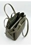 Quality Leather-Look Contrast Stitching in 1 Double Strap Hand and Shoulder Bag Width 13 cm Length 33 cm - 4