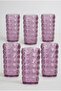 Set of 6 Acrylic Soft Drink Glasses 600 ml - 2
