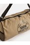Men Beige Graphic Holdall Bag - 2