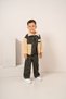 Baby Boy & Child Plush Gabardine Jacket Sweat Pants 3-Piece Set